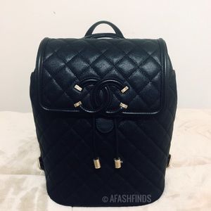 SOLD - 2018 Chanel CC Filigree Backpack